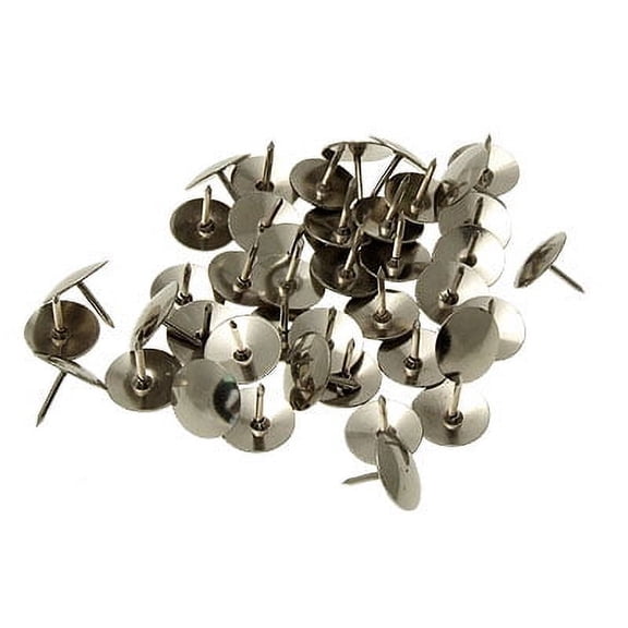 Unique Bargains 70 Pcs Home/Office Metal Board Map Push Pins Thumbtacks w Steel Point