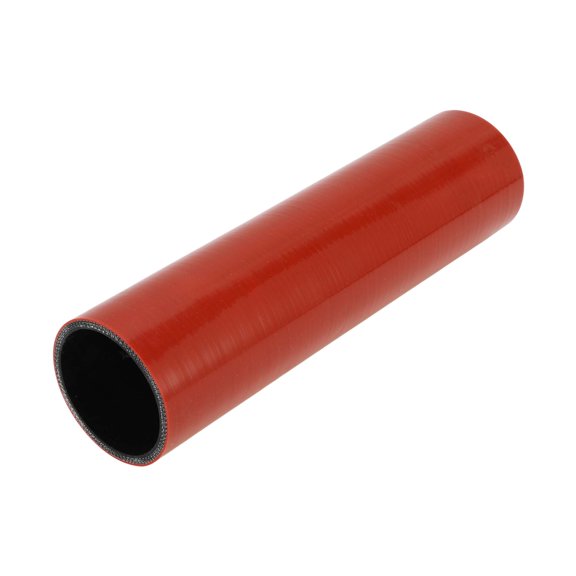 Unique Bargains 70mm ID Straight Coupler Silicone Hose 4 Layers of Cloth Intercooler Heater Turbocharger Air Intake Pipe Radiator Coolant Tube 305mm L Red Black