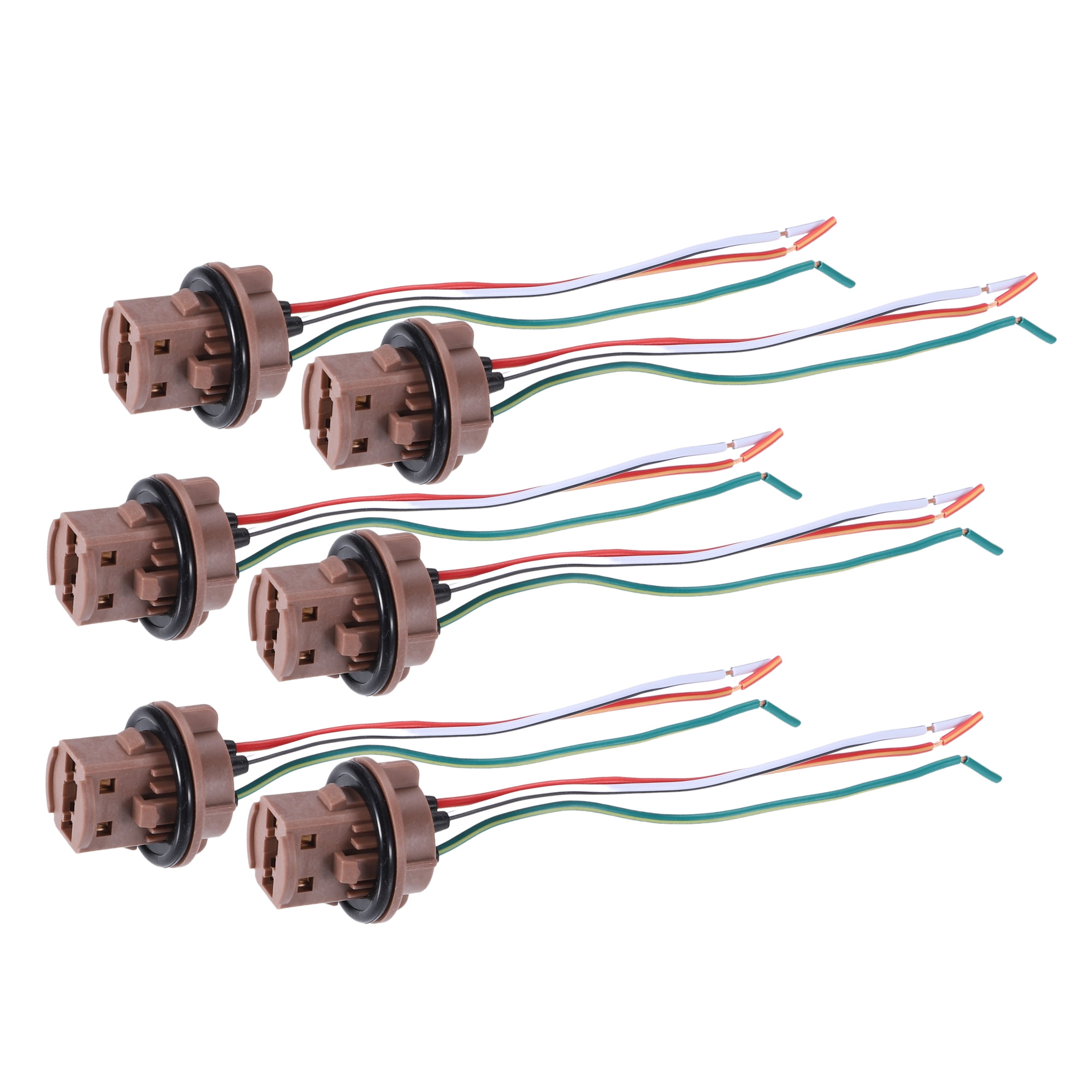 Unique Bargains 7443 T20 Bulb Sockets Wire Harness Connector for LED ...