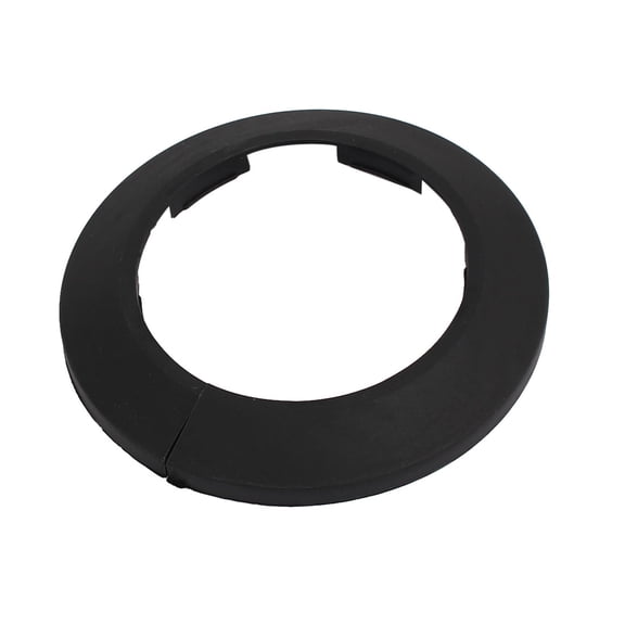 Unique Bargains 75mm Plastic Wall Flange Radiator Water Pipe Cover Black