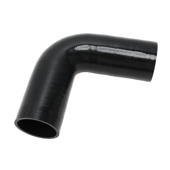 Unique Bargains 76mm / 2.99" 90 Degree Silicone Elbow 4Layers Intercooler Heater Turbocharger Air Intake Pipe Radiator Coolant Tube 178mm 1 Pc