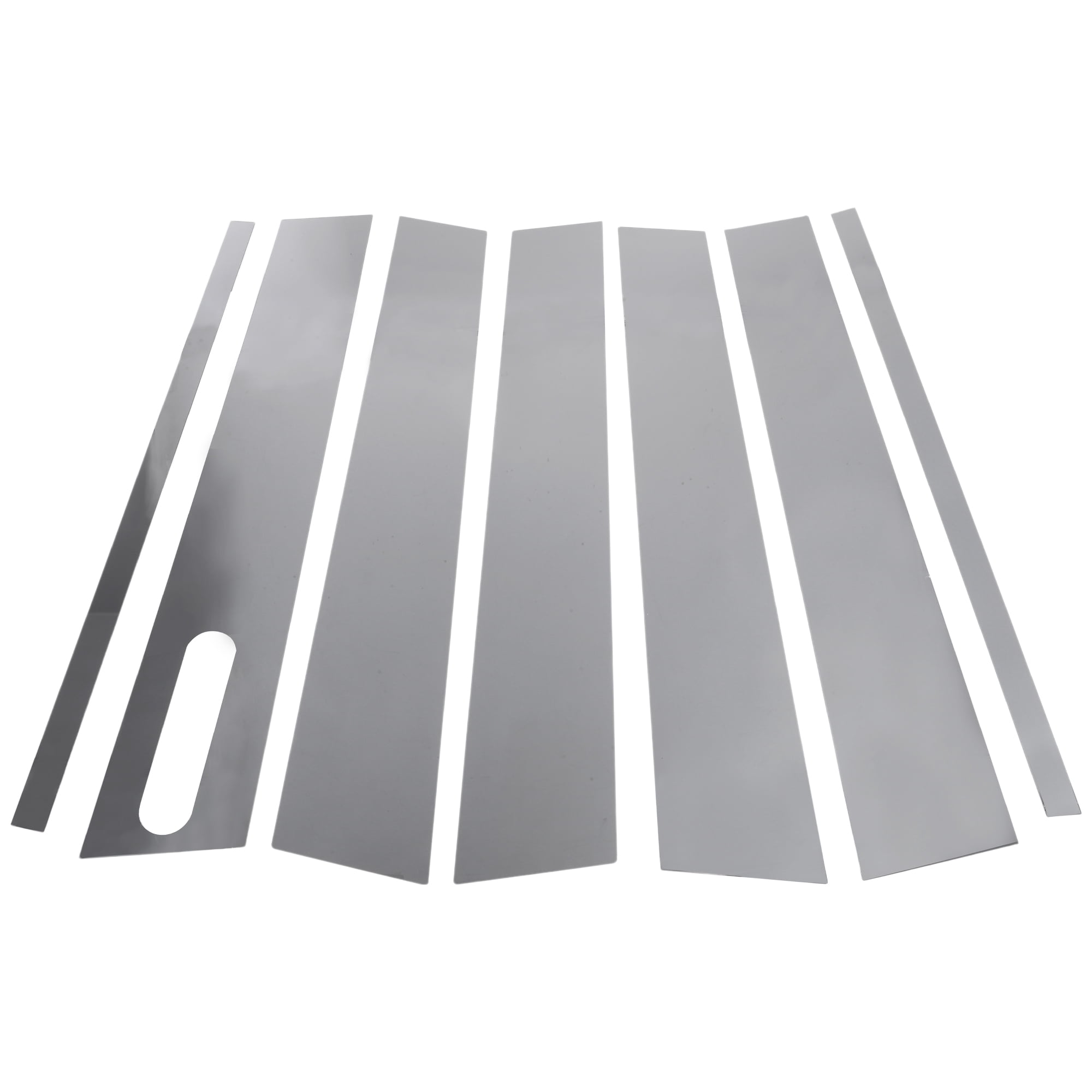 Unique Bargains 7Pcs Door Pillar Window Trim For Ford Explorer 02-10 Chrome Silver Tone