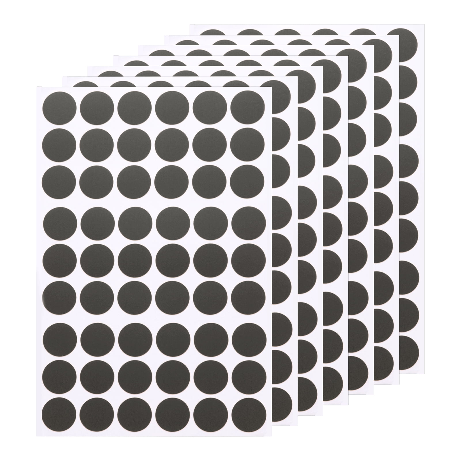 Unique Bargains 7Pcs Self Adhesive Screw Hole Stickers for Furniture Wall Grey 0.83"