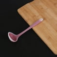 thumbnail image 1 of Unique Bargains 8.3" Soup Ladle Spoon Utensil Cooking Silicone Plum, 1 of 7