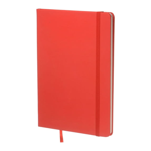 Unique Bargains 8.3x5.7' A5 Lined Journal Notebook Hardcover 160 Pages 80 Gsm Thick Ruled Paper, Red