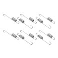 thumbnail image 1 of Unique Bargains 8.5cm Length Silver Tone Plated Steel Motorcycle Brake Pedal Return Spring for Honda CG125 10pcs, 1 of 6