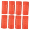 thumbnail image 1 of Unique Bargains 8 Pcs Convenient Heatless Voluminous Hair Roller for Women 2.68"x1.18" Red, 1 of 2