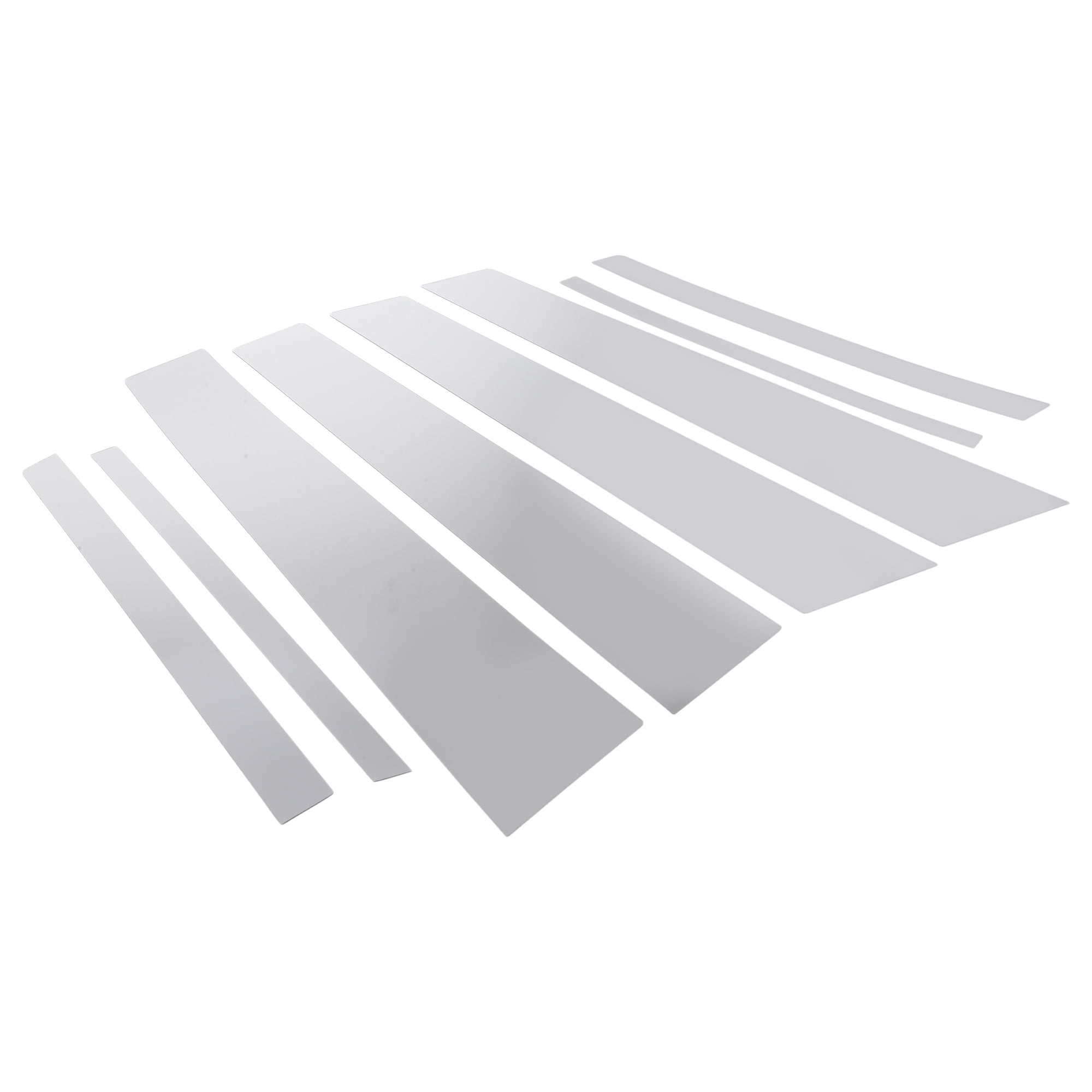 Unique Bargains 8 Pcs Door Pillar Window Trim Outer Exterior Decor for ...