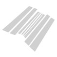 thumbnail image 1 of Door Pillar Window Trim for Toyota Rav4 2007-2012 Anti Scratch Sticker Pillar Posts Door Outer Exterior Cover Chrome Silver Tone 8 Pcs, 1 of 7