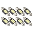 thumbnail image 1 of Unique Bargains 8 Pcs LED Map Light Dome Bulb Bright Light 31mm 3030 6SMD Car LED Light Bulb White LED, 1 of 6