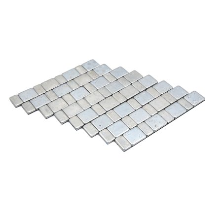 Unique Bargains 8 Pcs Metal Self Adhesive Tire Wheel Balancing Weight for Auto Car Vehicle