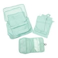 thumbnail image 1 of Unique Bargains 8 Pcs Portable Packing Cube Set for Luggage Light Blue, 1 of 6