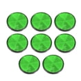 thumbnail image 1 of Unique Bargains 8 Pcs Round Rear Reflectors Screw on Safety Spoke Reflective Gate Posts Reflector for Motorcycle Green, 1 of 6