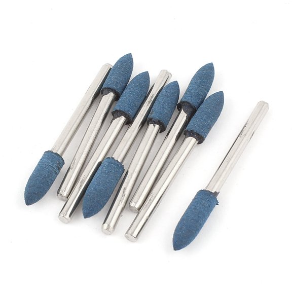 Unique Bargains 8 Pcs Rubber Cone Polishing Mounted Point Rotary Tool 5mm x 3mm