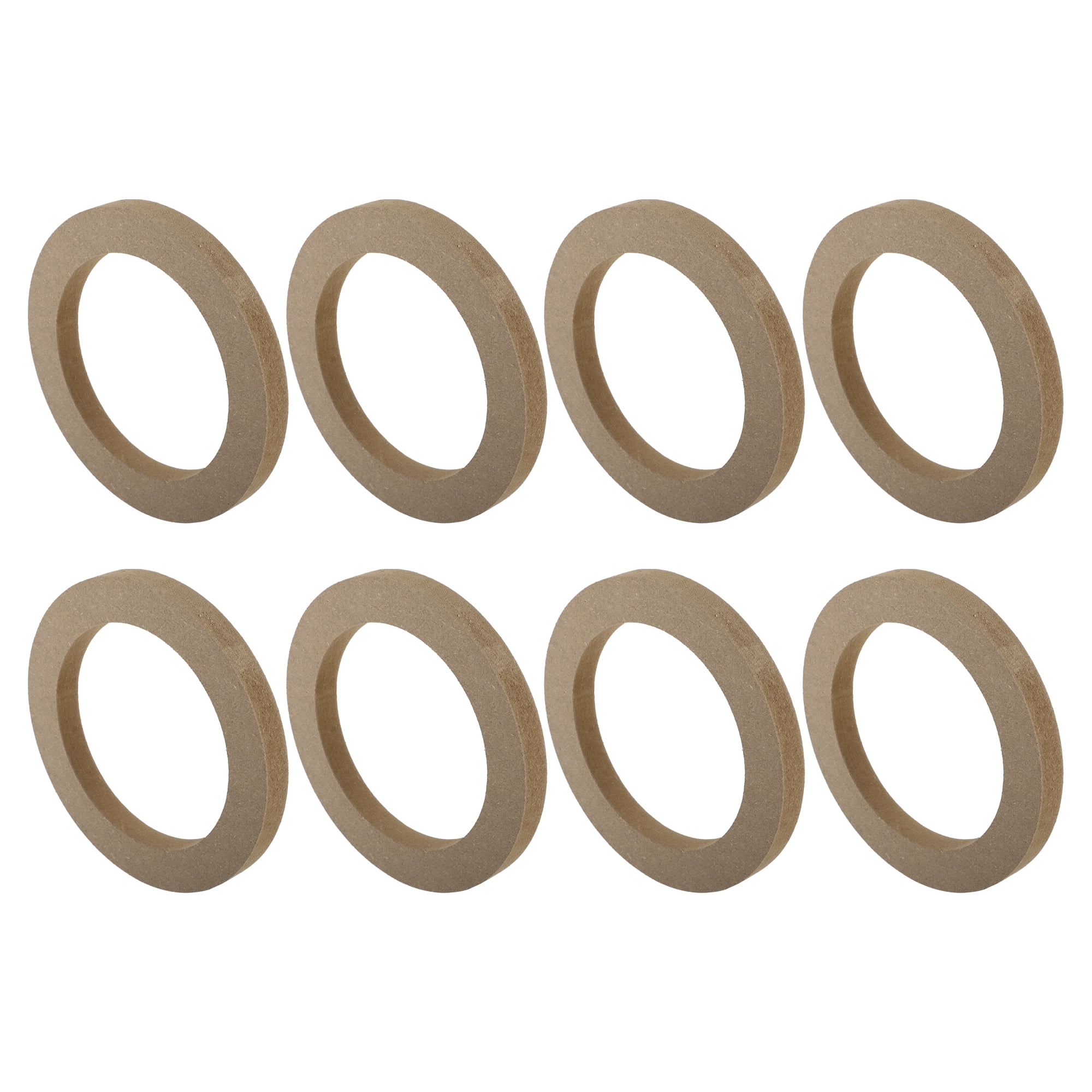 8 Speaker Spacer Rings (8" MDF) - Set Of 4 Pairs For Speaker Mounting & Baffles