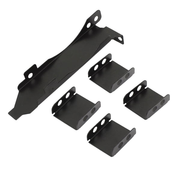 Unique Bargains 80-90mm Three Fan Mount Rack PC Cooling PCI Slot Bracket Set for Video Card