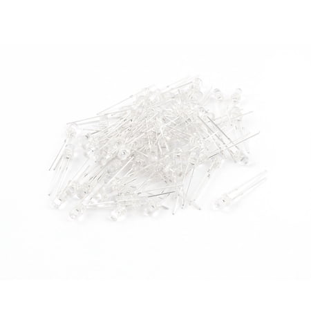 Unique Bargains 80 Pieces 5mmx3mm Blue Lamp Light Emitting Diodes DC 2.5V-3.0V Replacements