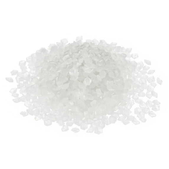 Unique Bargains 8000Pack Glow Rocks 3-5mm Glow Pebbles Luminous Stone Decor DIY White