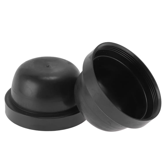Unique Bargains 80mm Car Headlight Dust Cover F14A Round Cap Rubber Housing Dust Seal Cap 2 Pcs