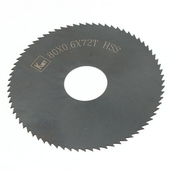 Unique Bargains 80mm x 0.6mm x 22mm Mill Cutter HSS 72 Teeth Slitting Saw