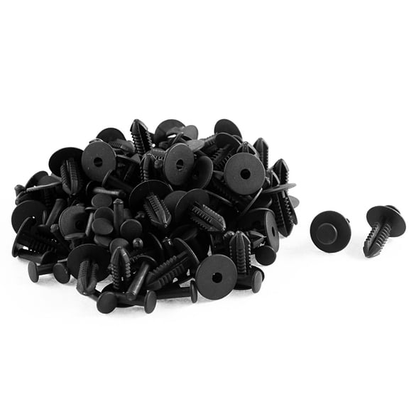 Unique Bargains 82 Pcs Plastic Rivet Fastener Mud Flaps Bumper Push Clips for Mercedes-Benz