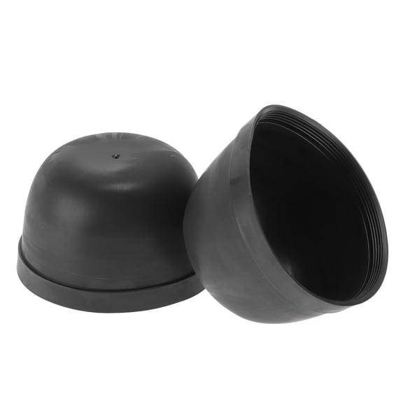Unique Bargains 83mm Car Headlight Dust Cover F15A Round Cap Rubber Housing Dust Seal Cap 2 Pcs