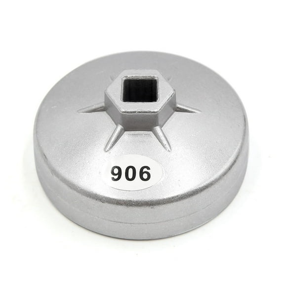 Unique Bargains 84mm Inner Dia. 18 Flute Oil Filter Cap Wrench Socket Removal Tool for Car