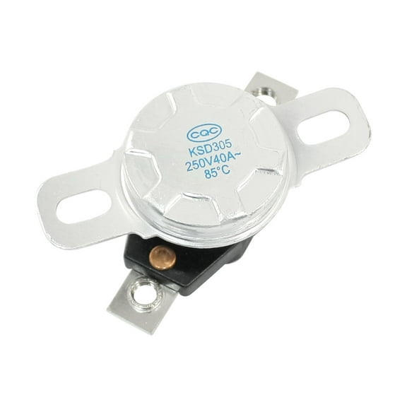 Unique Bargains 85C NC 4 Pin Solder KSD305 Temperature Control Switch Thermostat 40A 250V