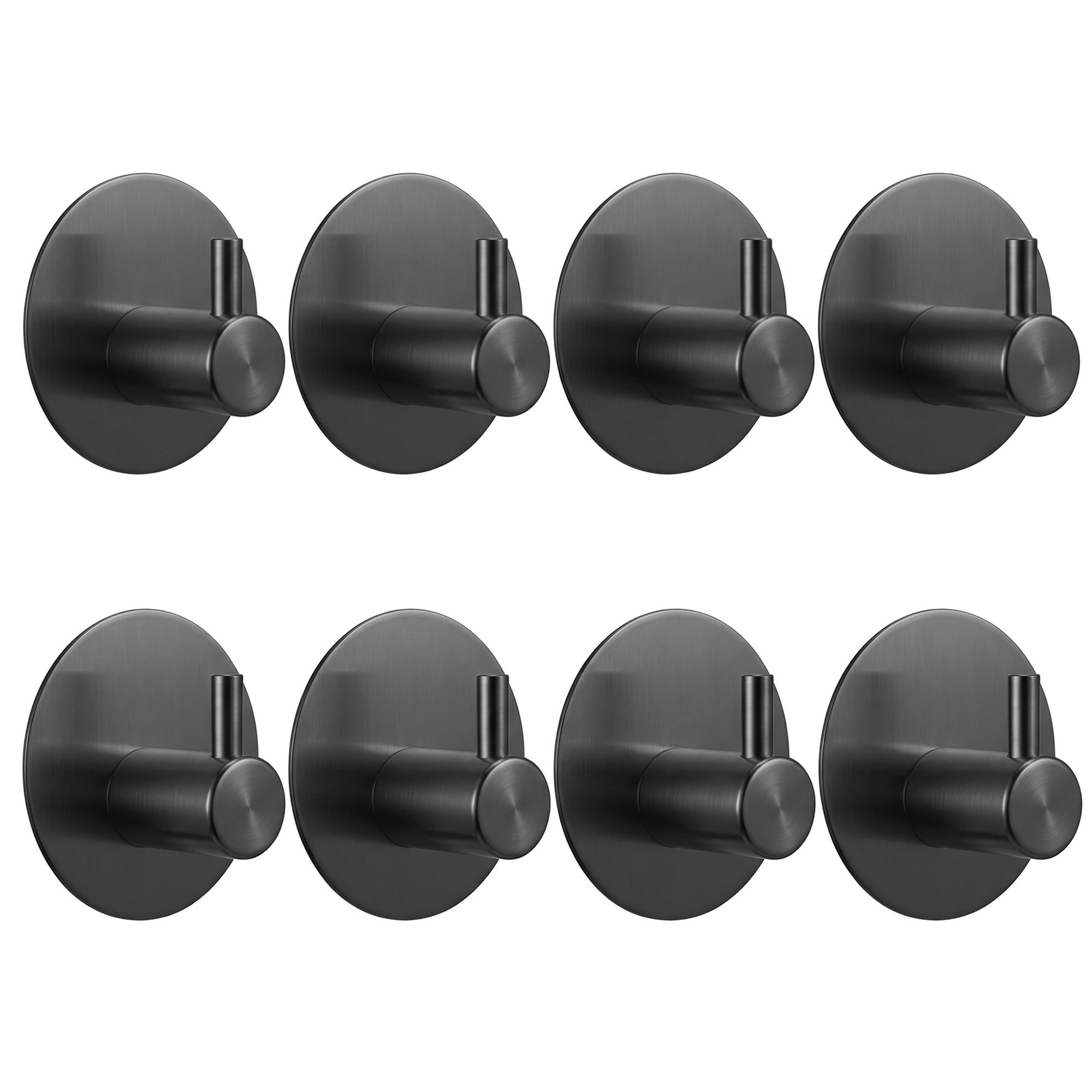 Unique Bargains 8Pcs Durable Utility Hooks for Hanging and Garage Organization Black