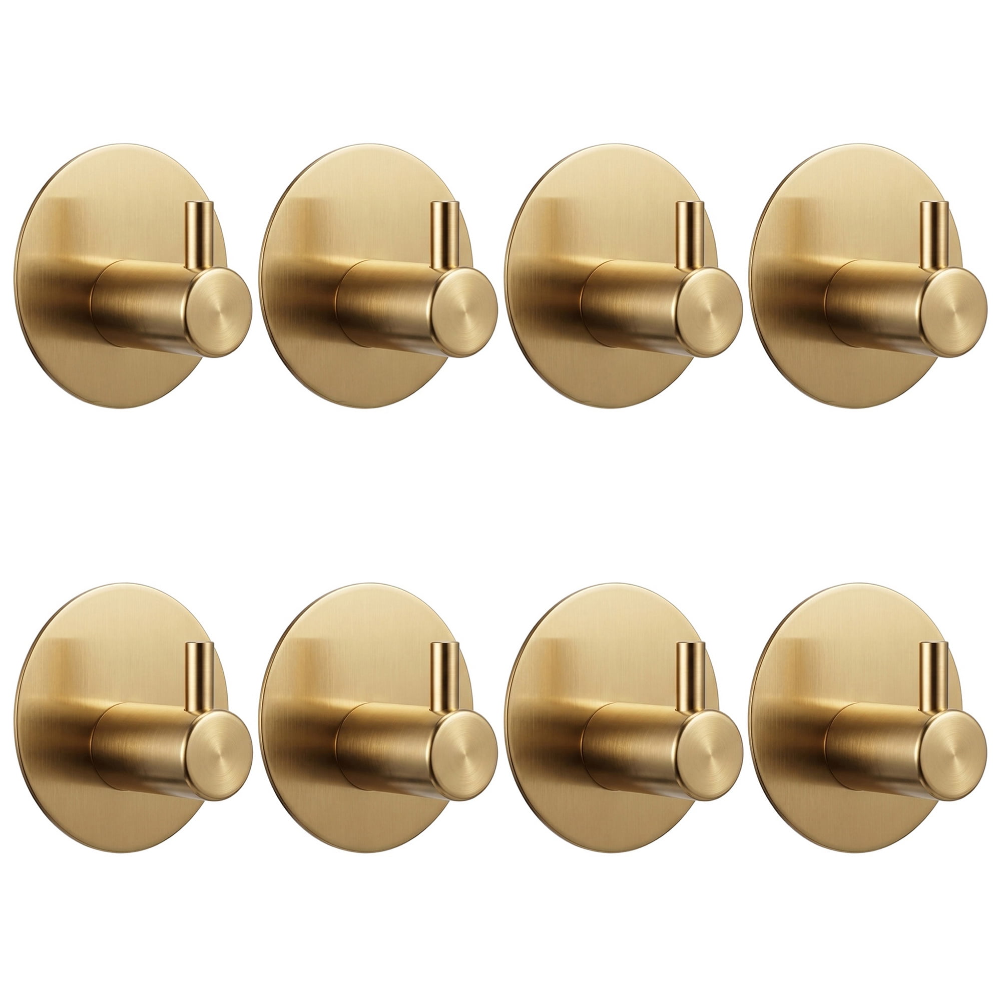 Unique Bargains 8Pcs Durable Utility Hooks for Hanging and Garage Organization Gold