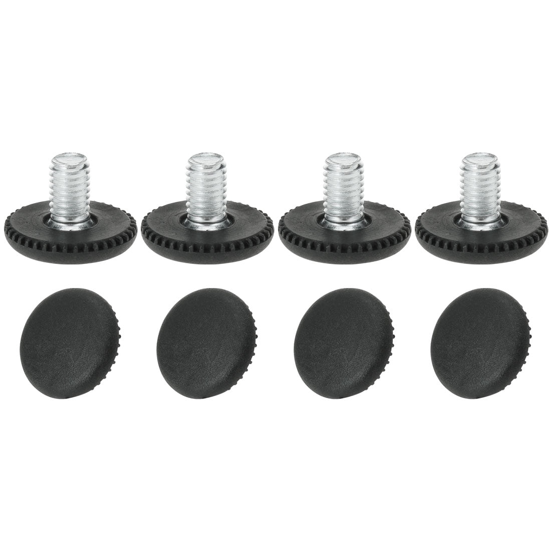 Unique Bargains 8Pcs M8 x 10 x 25mm Adjustable Leveling Feet for Furniture