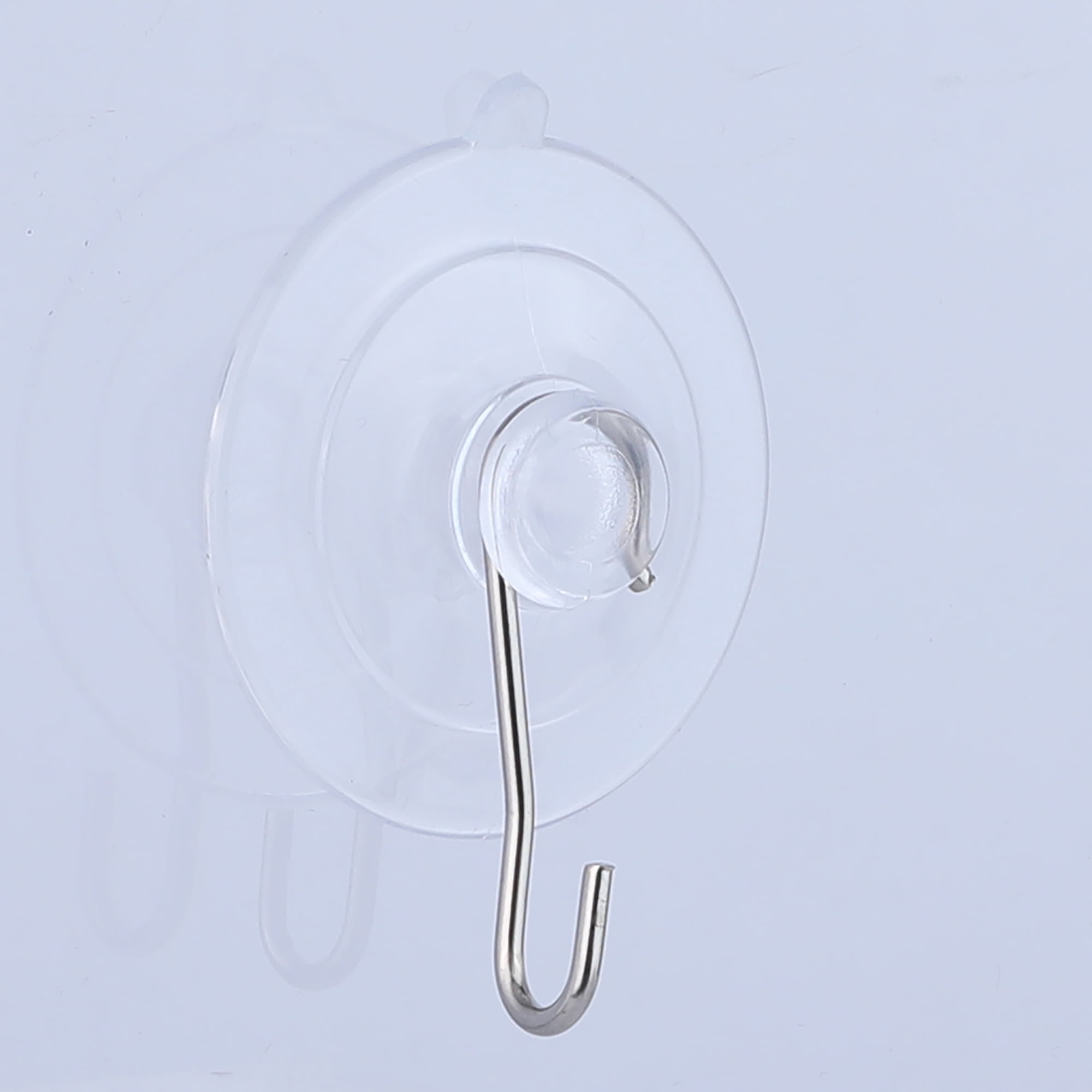 Unique Bargains 8Pcs Suction Cup Hooks for Shower Wall Hooks Transparent 2.4inch