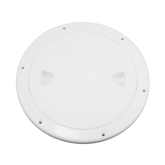 Unique Bargains 8inch White Circular Non Slip ABS Inspection Hatch Deck with Detachable Cover