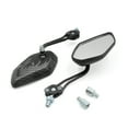 thumbnail image 1 of Unique Bargains 8mm 10mm Thread Dia Motorcycle Motorbike Modified Rearview Mirror Black Gray, 1 of 4