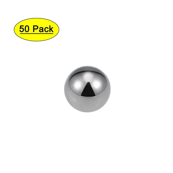 Unique Bargains 8mm Carbon Steel Bearing Balls Precision Ball 50 Pack, 6mm