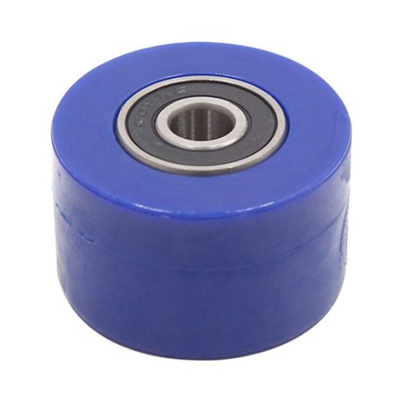 Unique Bargains 8mm Chain Roller Tensioner Pulley Wheel Sprocket Blue for Motorcycle ATV Quad