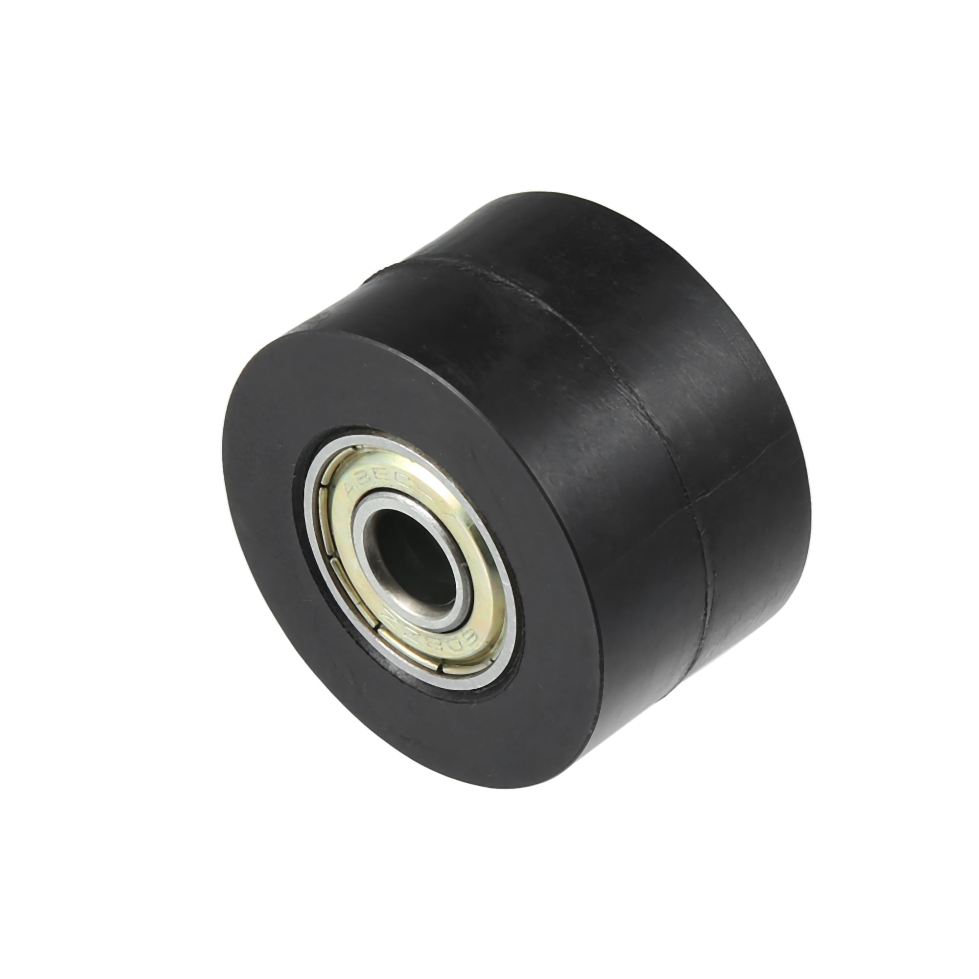 Unique Bargains 8mm Drive Chain Pulley Roller Slider Tensioner Wheel Guide Black
