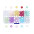 thumbnail image 1 of Unique Bargains 8mm Round Glass Beads for Bracelets for Jewelry Making Multicolor 200pcs, 1 of 6