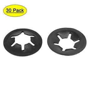 Unique Bargains 8mm x 18mm Quicklock Star Speed Lock Locking Washers 30Pcs Metal