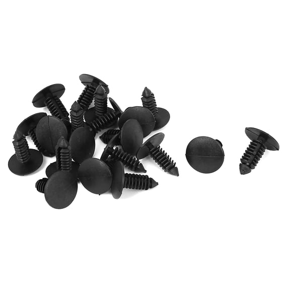 8mm x 6mm Hole Plastic Car Bumper Fender Fir Tree Clips Rivets Retainer 20pcs