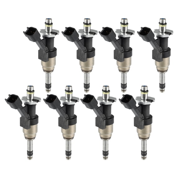 Unique Bargains 8pcs 12668390 Car Vehicle Petrol Fuel Injector Nozzle Replacement for Chevy Cheyenne 5.3L V8 2017-2018