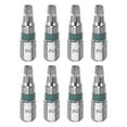 thumbnail image 1 of Unique Bargains 8pcs 3mm Square Hex Screwdriver Bit 1/4' Hex Shank 1' Length S2 Steel Magnetic Power Drill Bits, 1 of 6