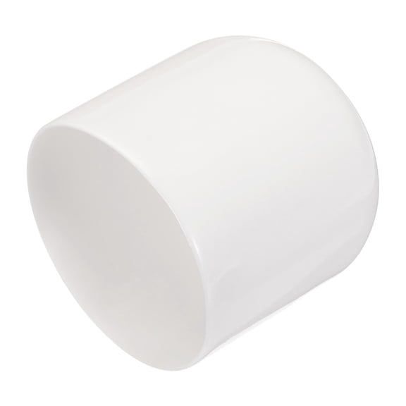 Uxcell 8pcs 50mm Round White Vinyl End Cap Screw Thread Protectors Rubber Cover Caps