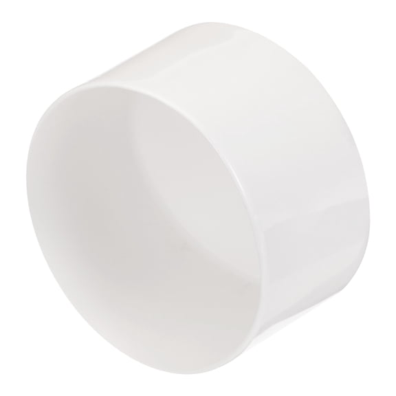 Unique Bargains 8pcs 60mm Round White Vinyl End Cap Screw Thread Protectors Rubber Cover Caps