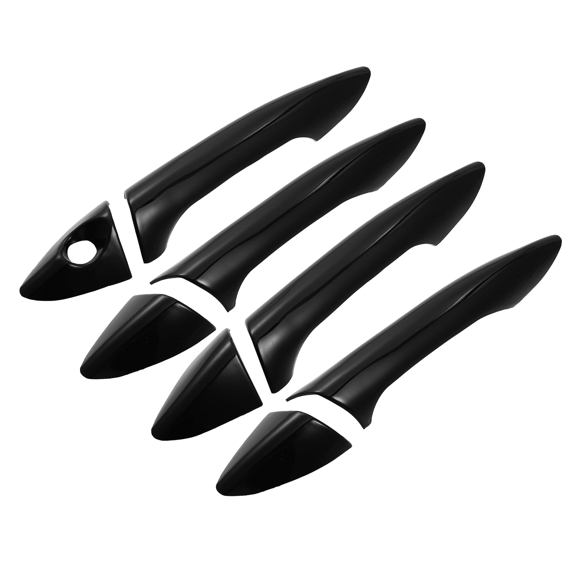 Unique Bargains 8pcs ABS Exterior Door Handle Cover Trim for Hyundai Elantra 2011-2016