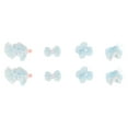 thumbnail image 1 of Unique Bargains 8pcs Cute Flowers Bow Hair Clips Hairdo Clip for Girls Light Blue, 1 of 2