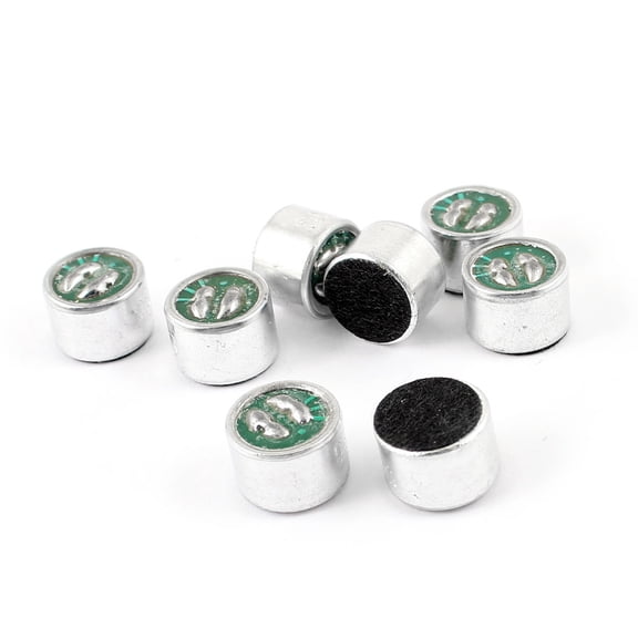 Unique Bargains 8pcs Full-Directional MIC  Electret Condenser Microphone 9x7mm 52DB