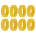 thumbnail image 1 of Unique Bargains 8pcs Luggage Wheel Covers Travel Suitcase Wheel Cover Yellow Yellow Arrow, 1 of 6