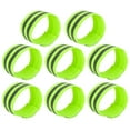 thumbnail image 1 of Unique Bargains 8pcs Reflective Bands Arm Armbands High Visibility Night Cycling Riding Reflector Tape Straps, Green, 1 of 8