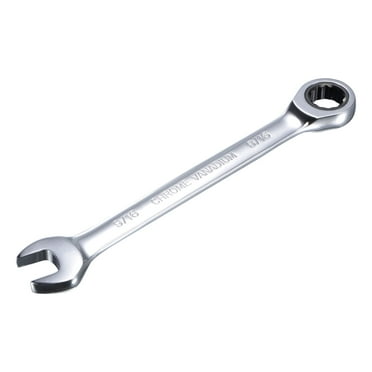 Unique Bargains 9/16" Ratcheting Combination Wrench SAE 72 Teeth 12 Point Ratchet Box Ended Spanner Tools, Cr-V